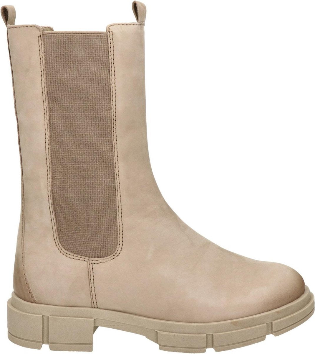 Nelson dames chelseaboot - Taupe - Maat 37