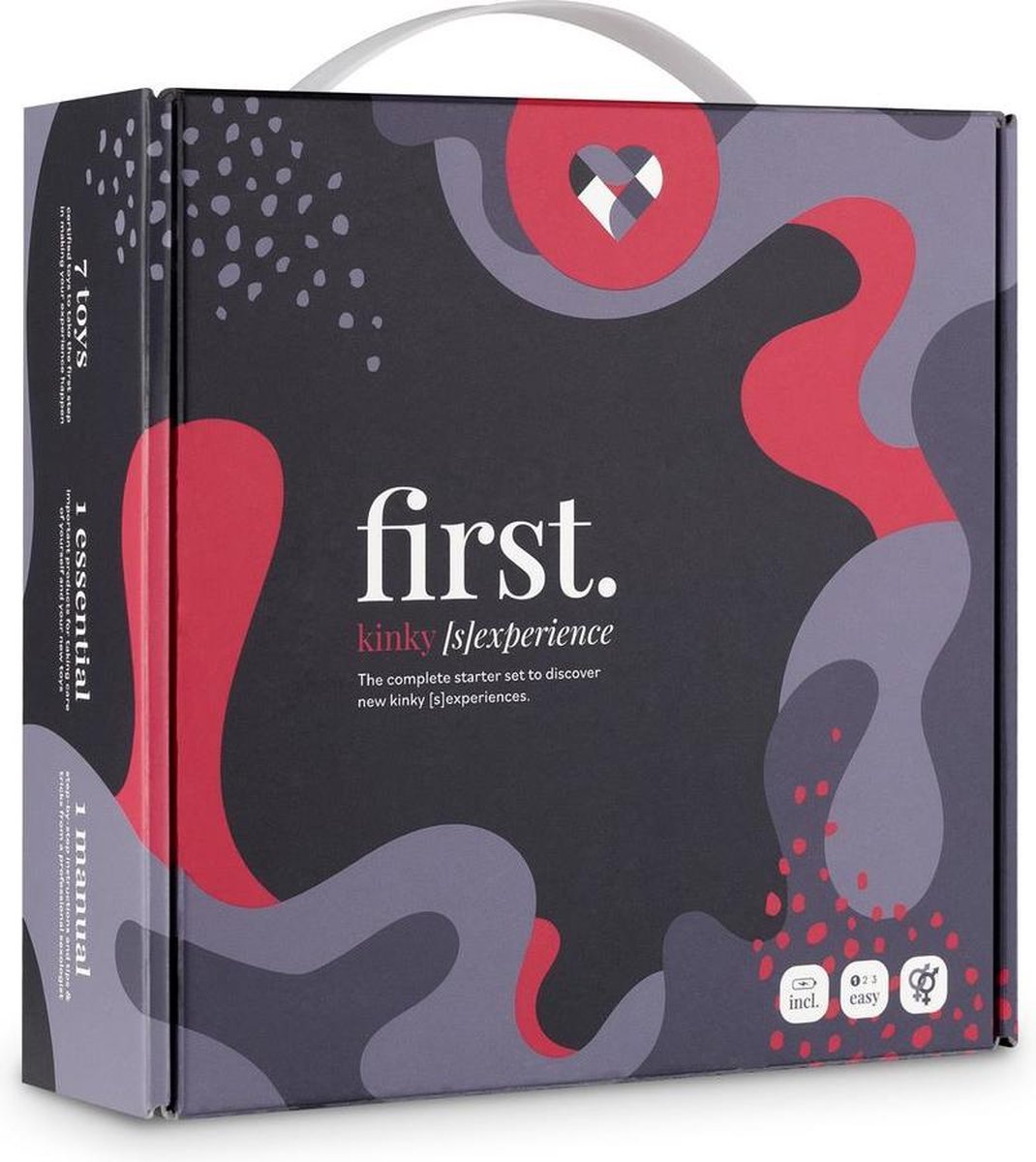 LoveBoxxx First. Kinky [S]Experience Starter Set – Starters Box voor Iedereen die Nieuwsgierig is naar BDSM – Sex Set met 8 Bondage Sex Toys