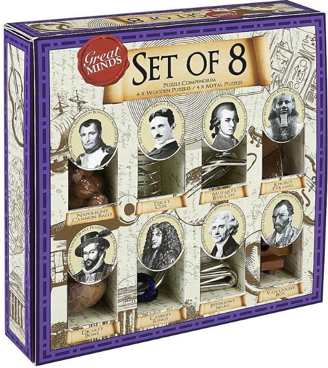 Asmodee Great Minds Set of 8 - EN