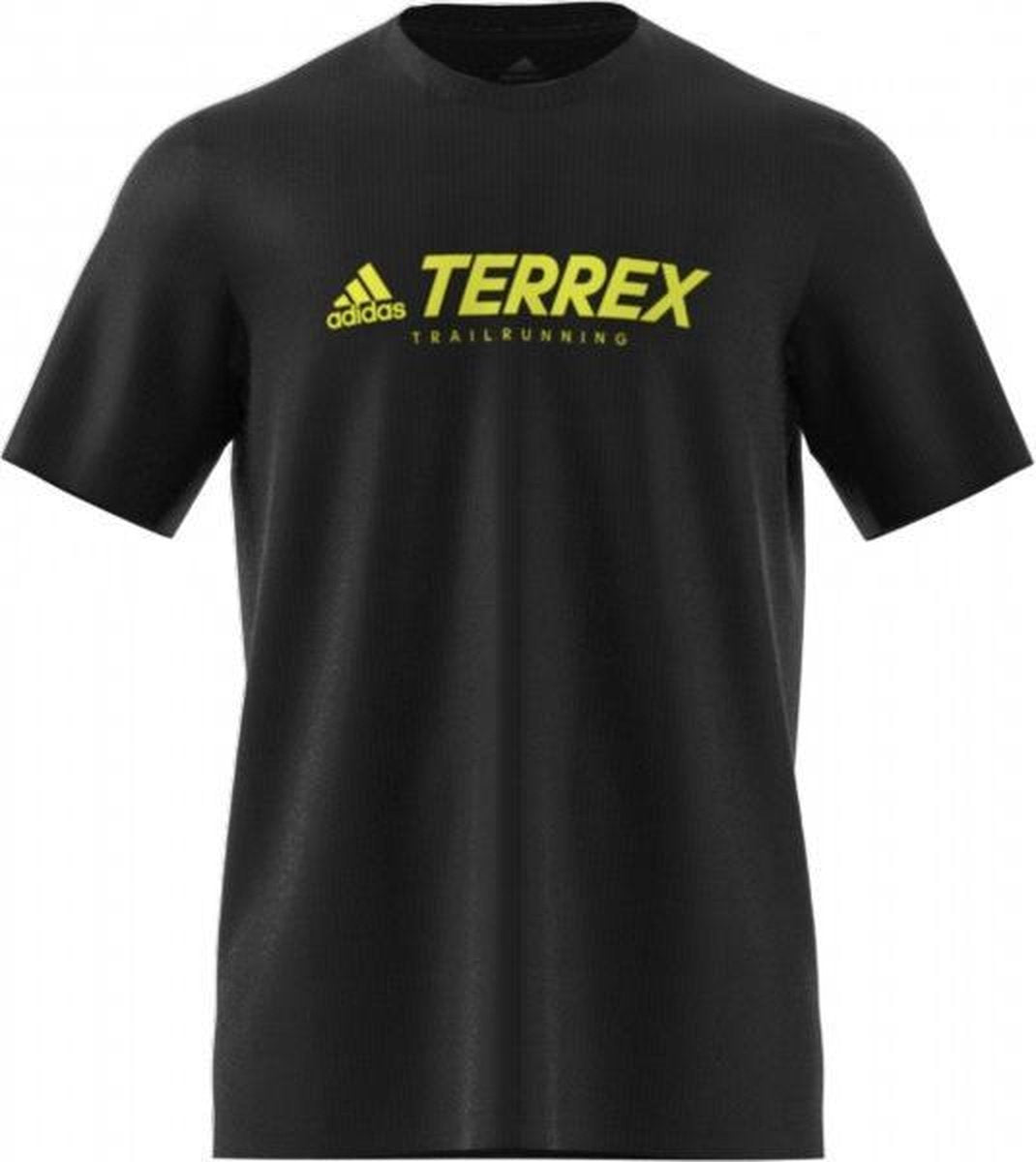 adidas TERREX Trail Logo Shirt MEN - zwart - maat M
