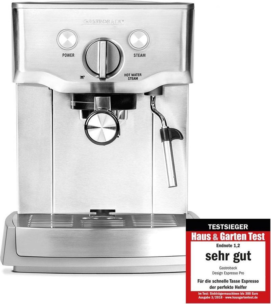 GASTROBACK 42709 Design espresso PRO coffee maker
