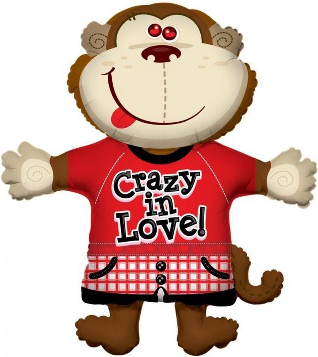 Folie ballon xl aapje crazy in love ! 91