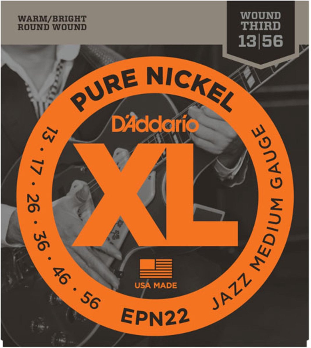 EPN22 13-56 Pure nikkel Jazz Medium