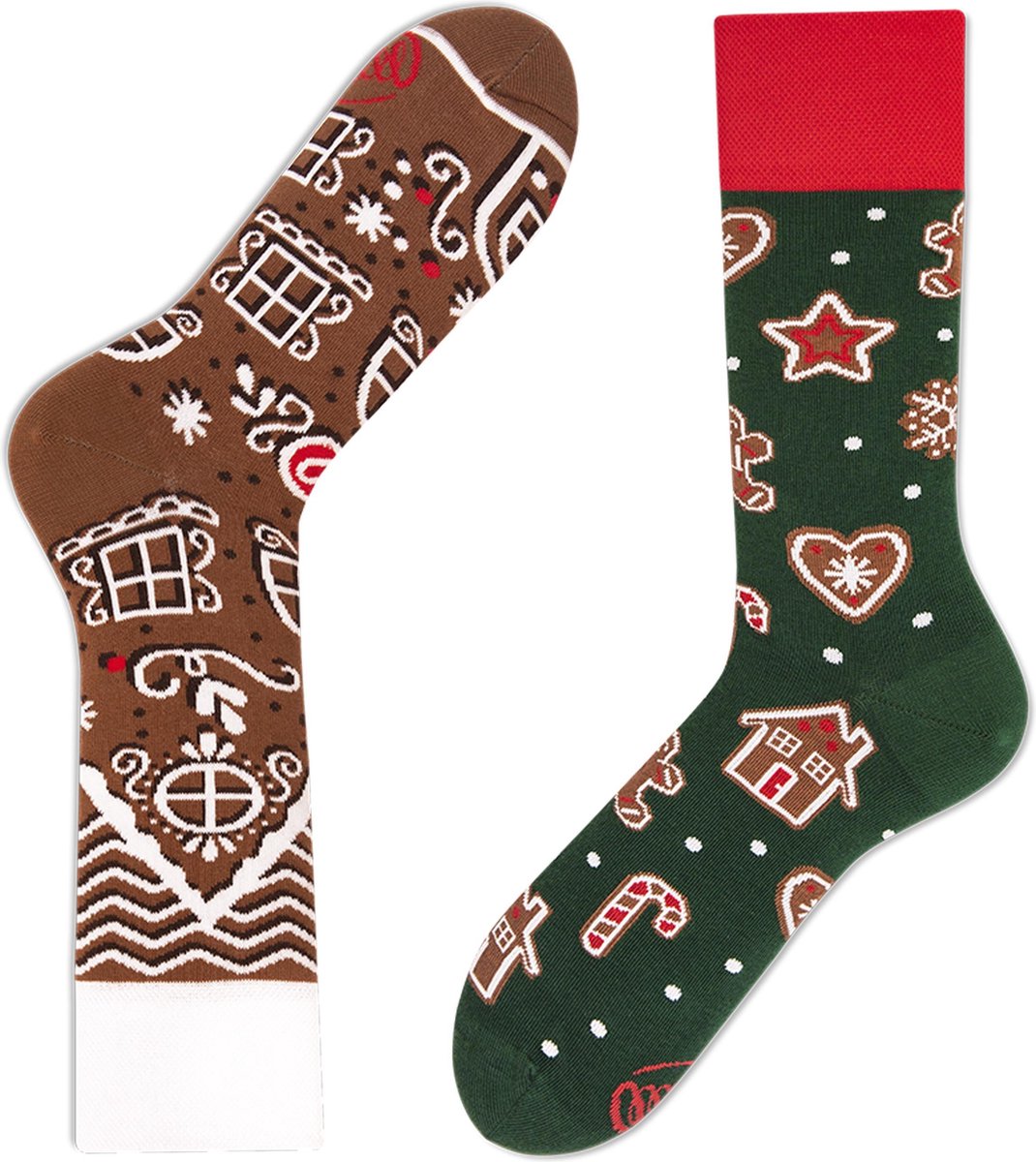 Many Mornings sokken The gingerbread man - Unisex - Maat: 35-38