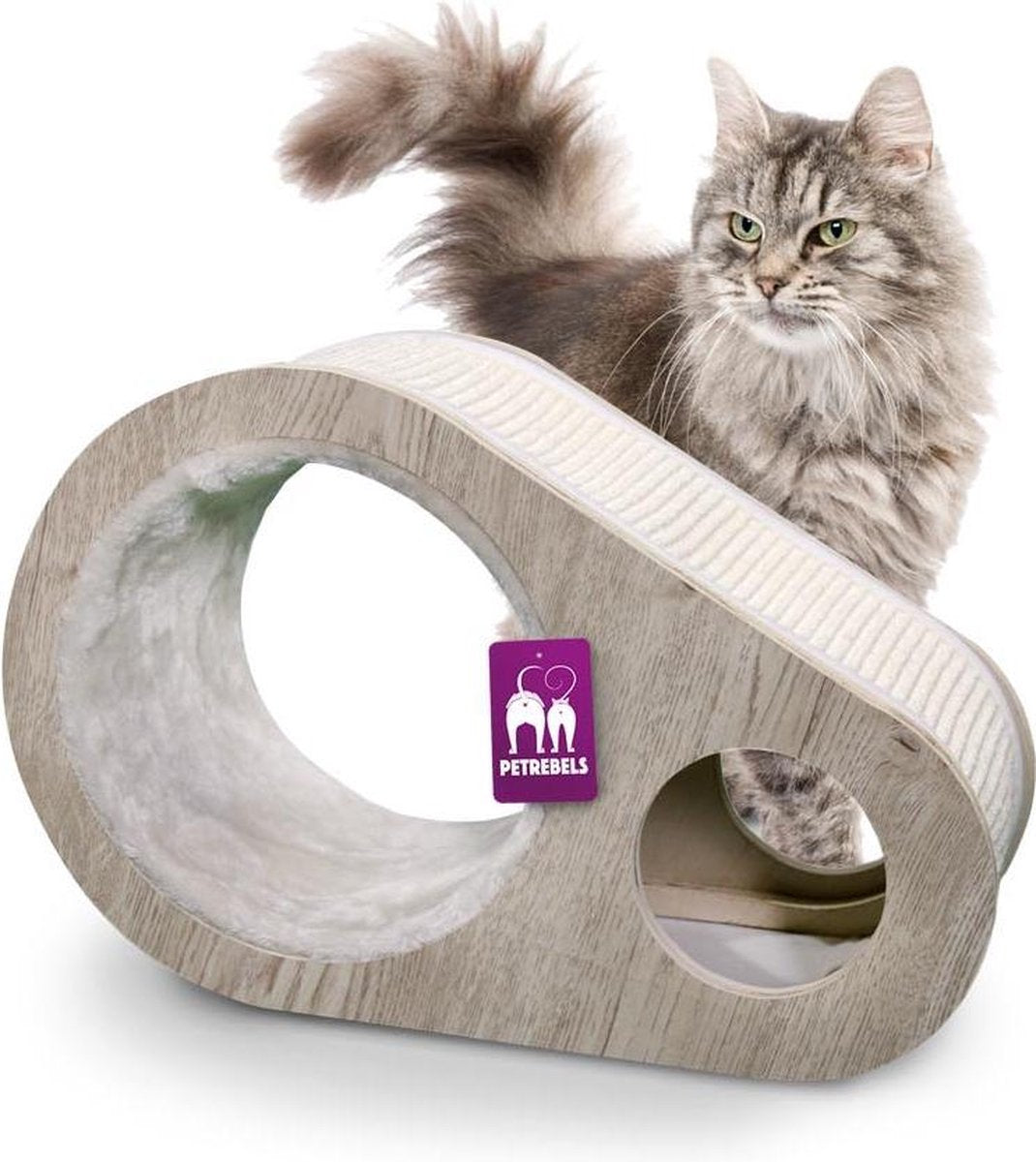 Petrebels Baltimore 50 krabpaal - Creme - 50cm -  voor kleine katten