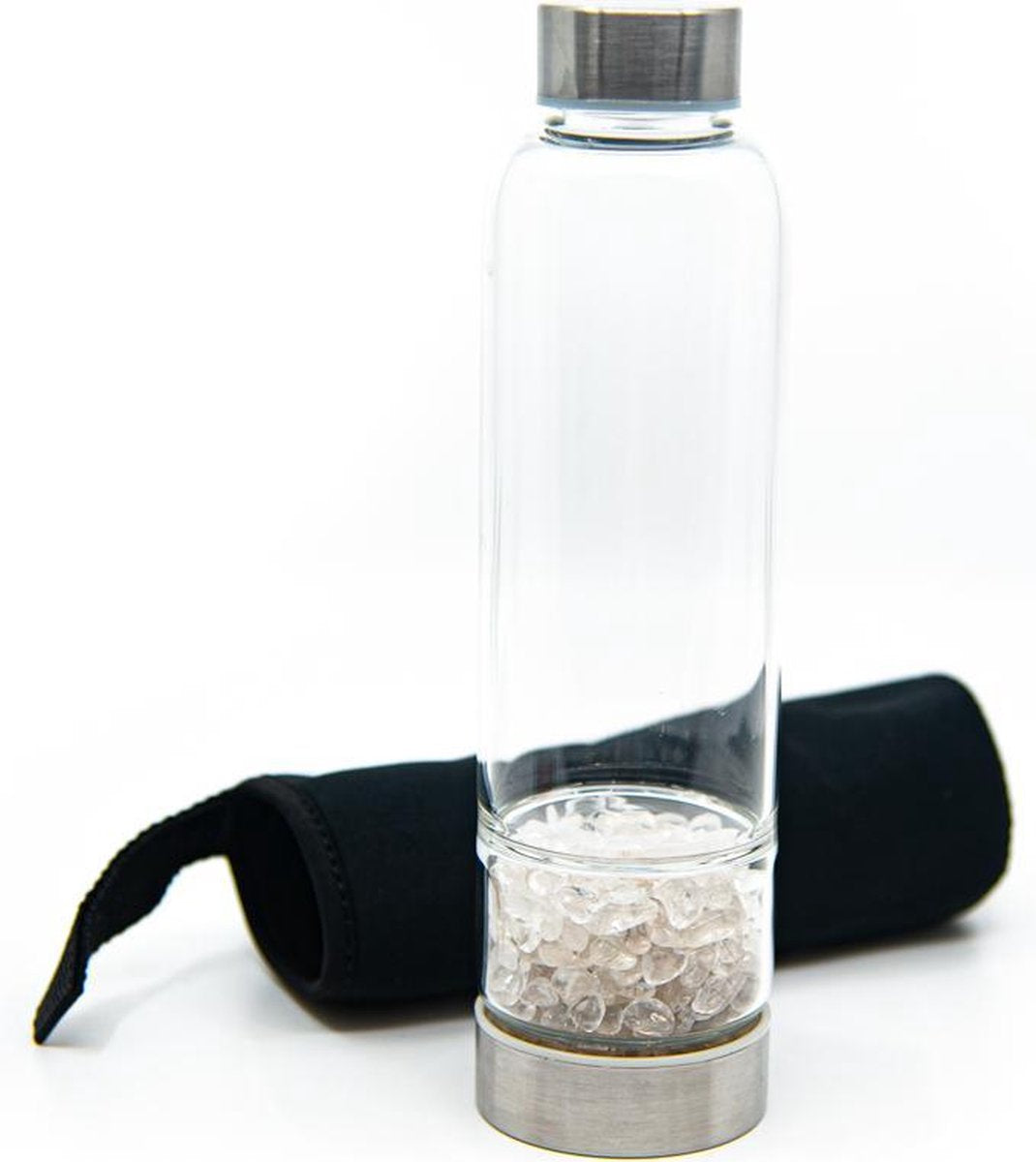 Edelsteen Waterfles Bergkristal