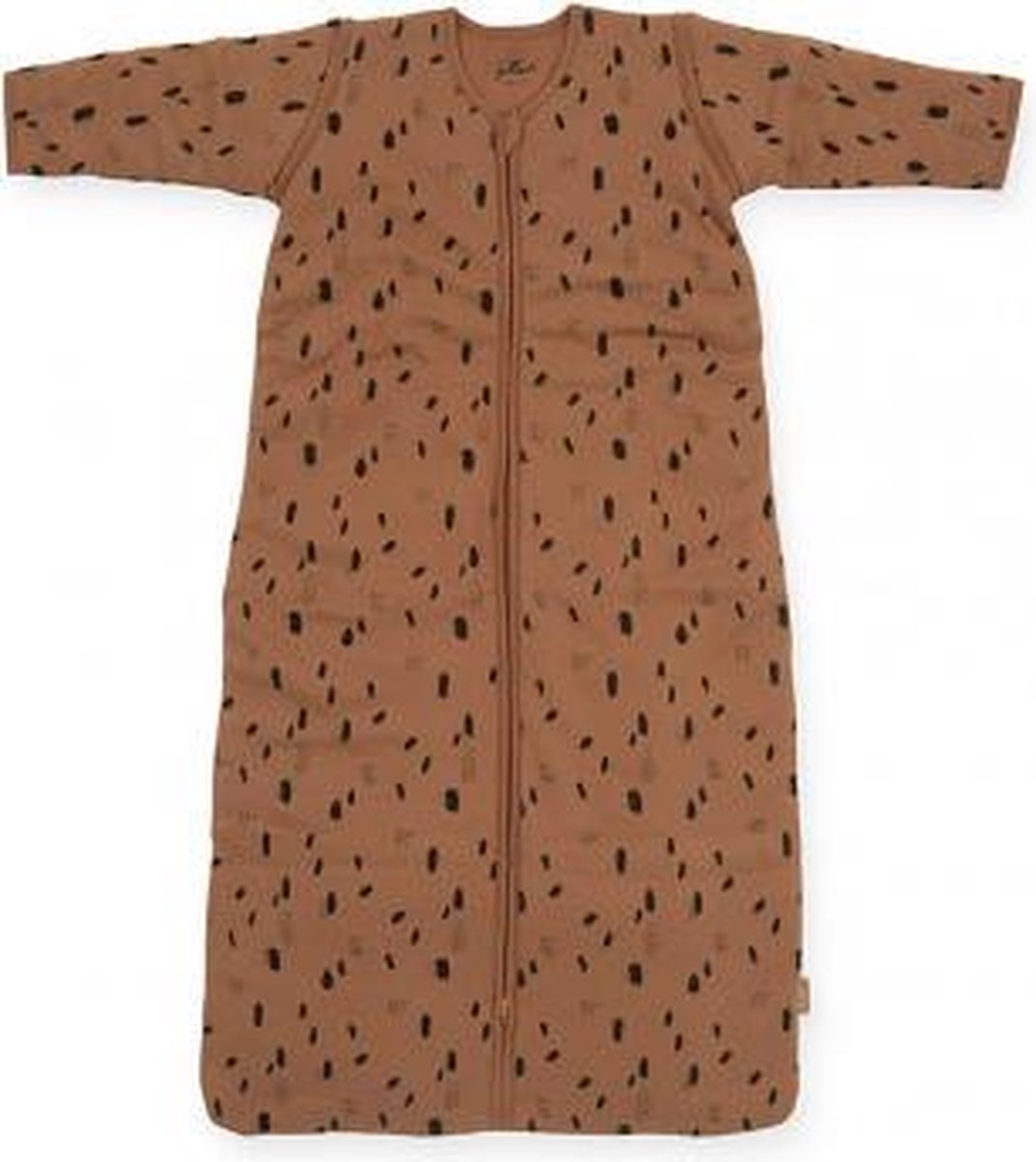 Jollein Baby Slaapzak 110cm Spot - Met Afritsbare Mouw - Caramel