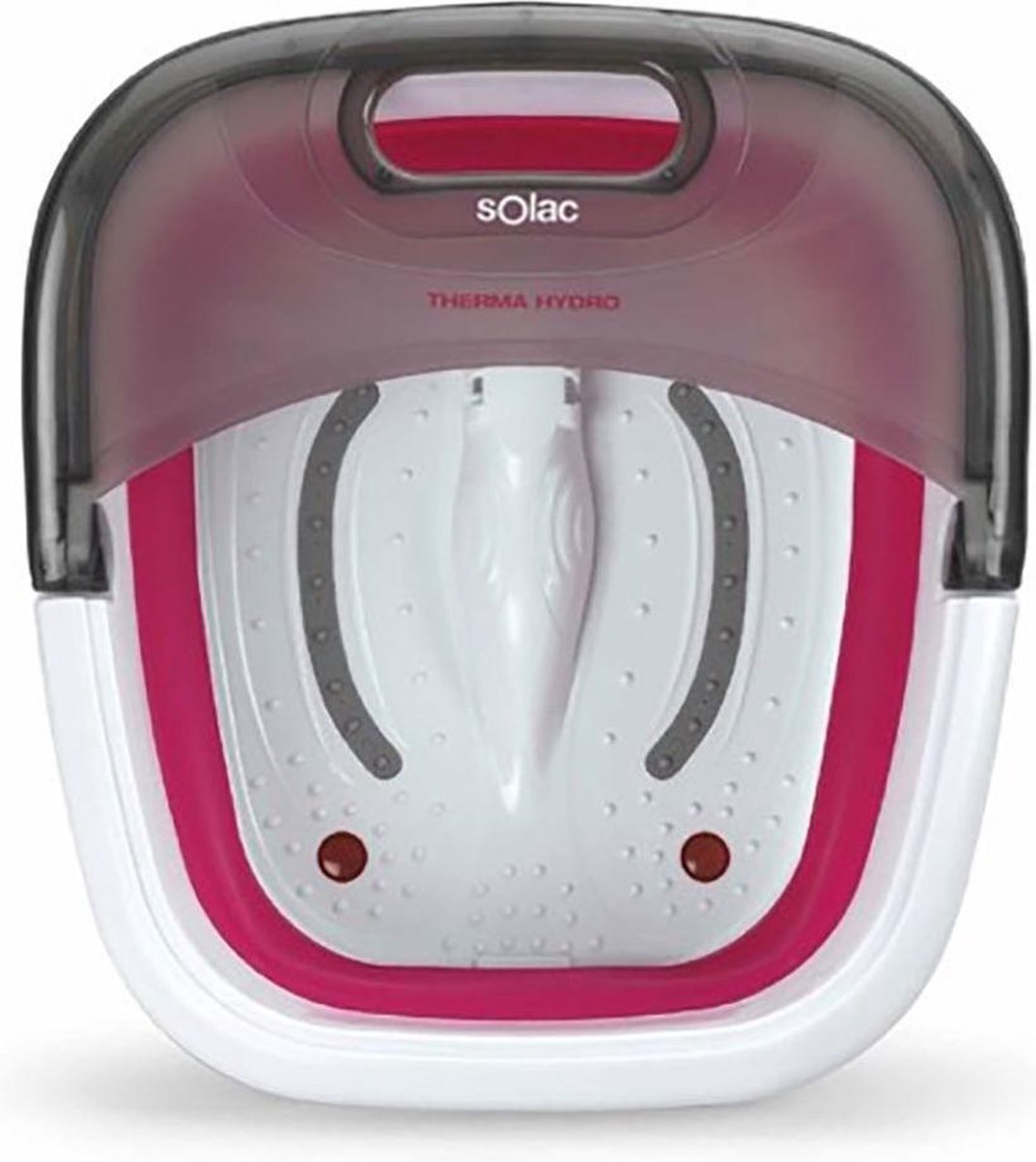 Solac ME77566 Therma Hydro Opvouwbaar Voetenbad Roze/Wit