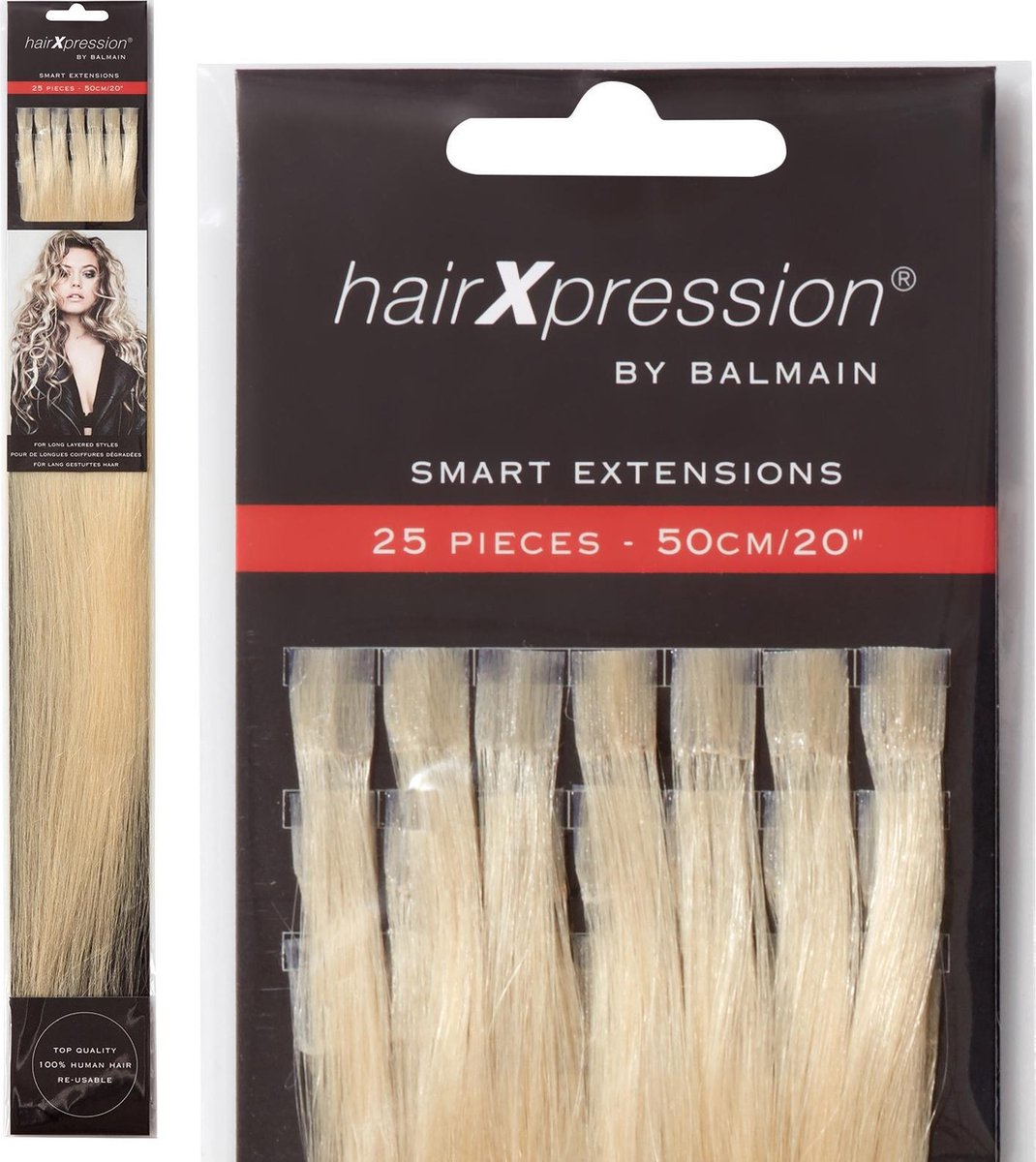 Balmain - HairXpression - Fill-In Extensions - Straight - 50 cm - 25 Stuks - 613