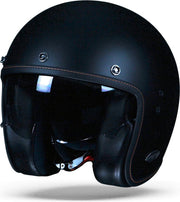 Scorpion Belfast Solid Matte Zwart Jethelm - Motorhelm - Maat XS