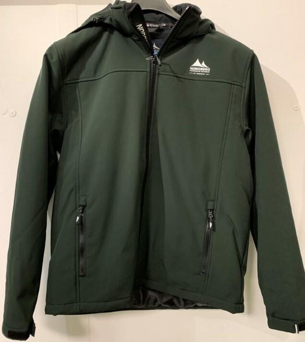 Nordberg heren softshell jas Sjurd green - maat 4XL