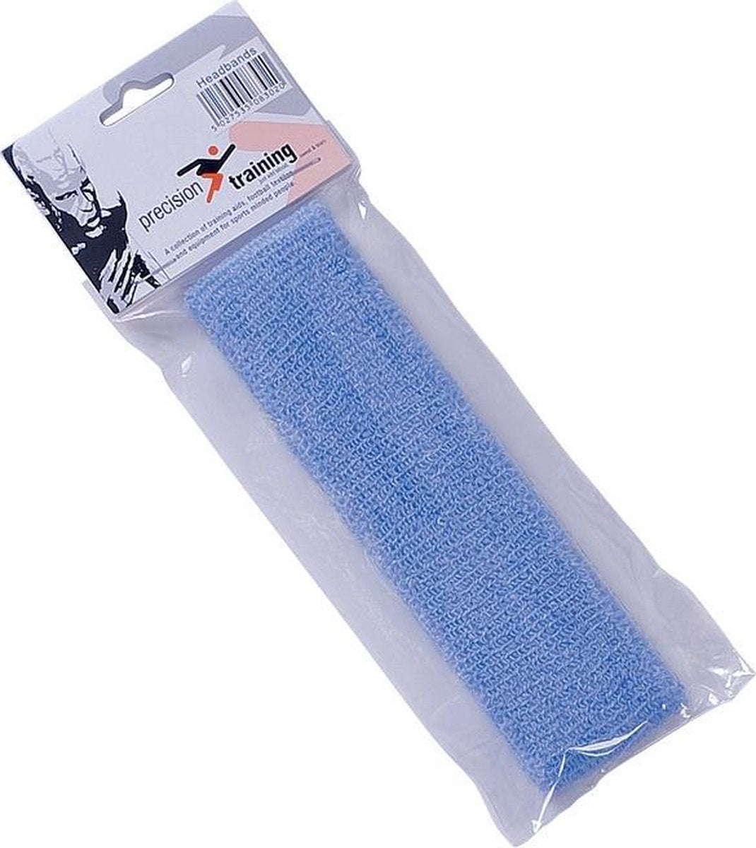 Precision Training Hoofdband Katoen Blauw One-size