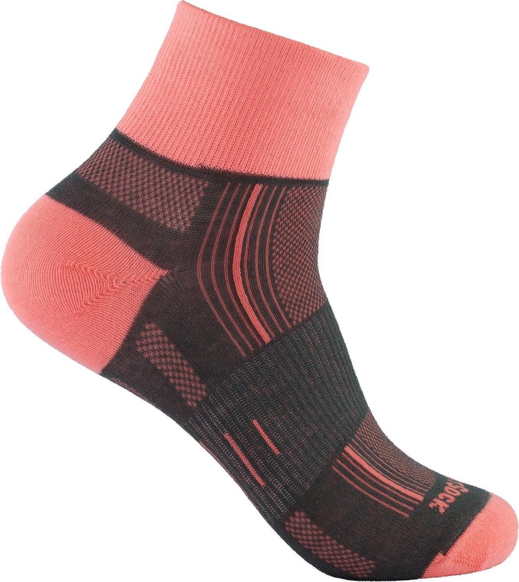 Wrightsock Stride Quarter - Blush - 37-41