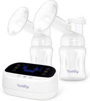 Toddly Dubbele Borstkolf - Tijdbesparend -Stil -(Anti-terugstroming)- Lithiumbatterij