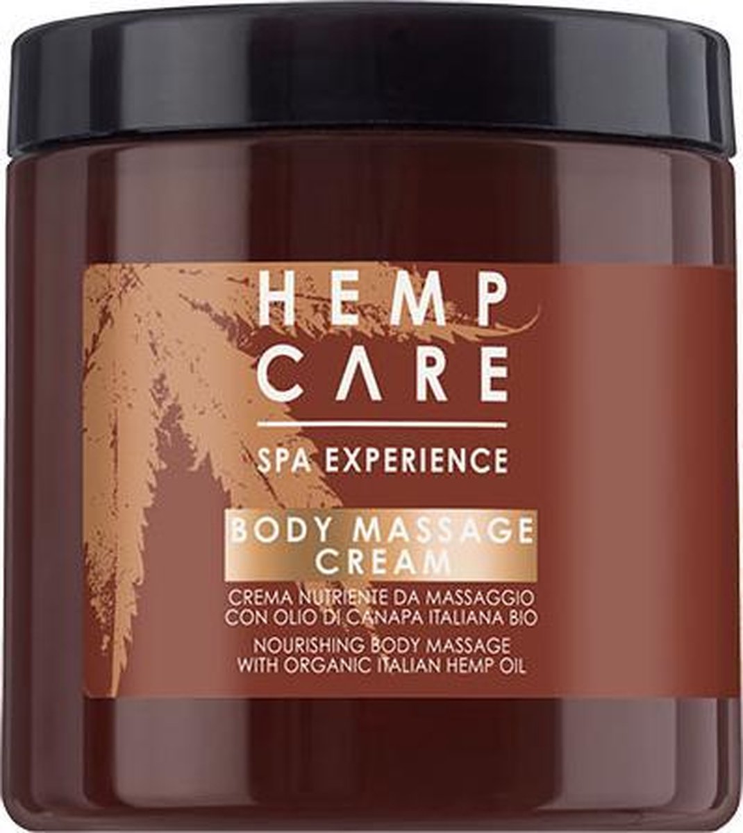 Hemp Care Spa Experience Body Massage Cream - Herstellende en Voedende Massage Bodycrème - Met o.a. Hennepolie en Sheaboter - 250 ml
