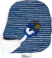Wallabiezzz - Speendoekje - Speen Knuffeldoekje - Streep Blauw