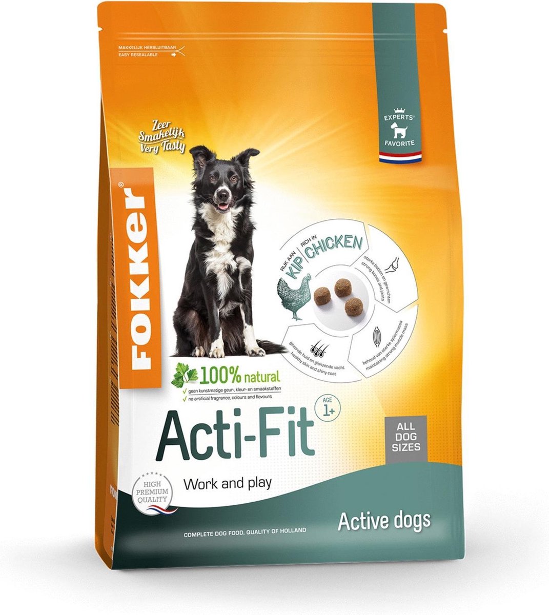Fokker Acti-Fit - Hondenvoer - 2.5 kg