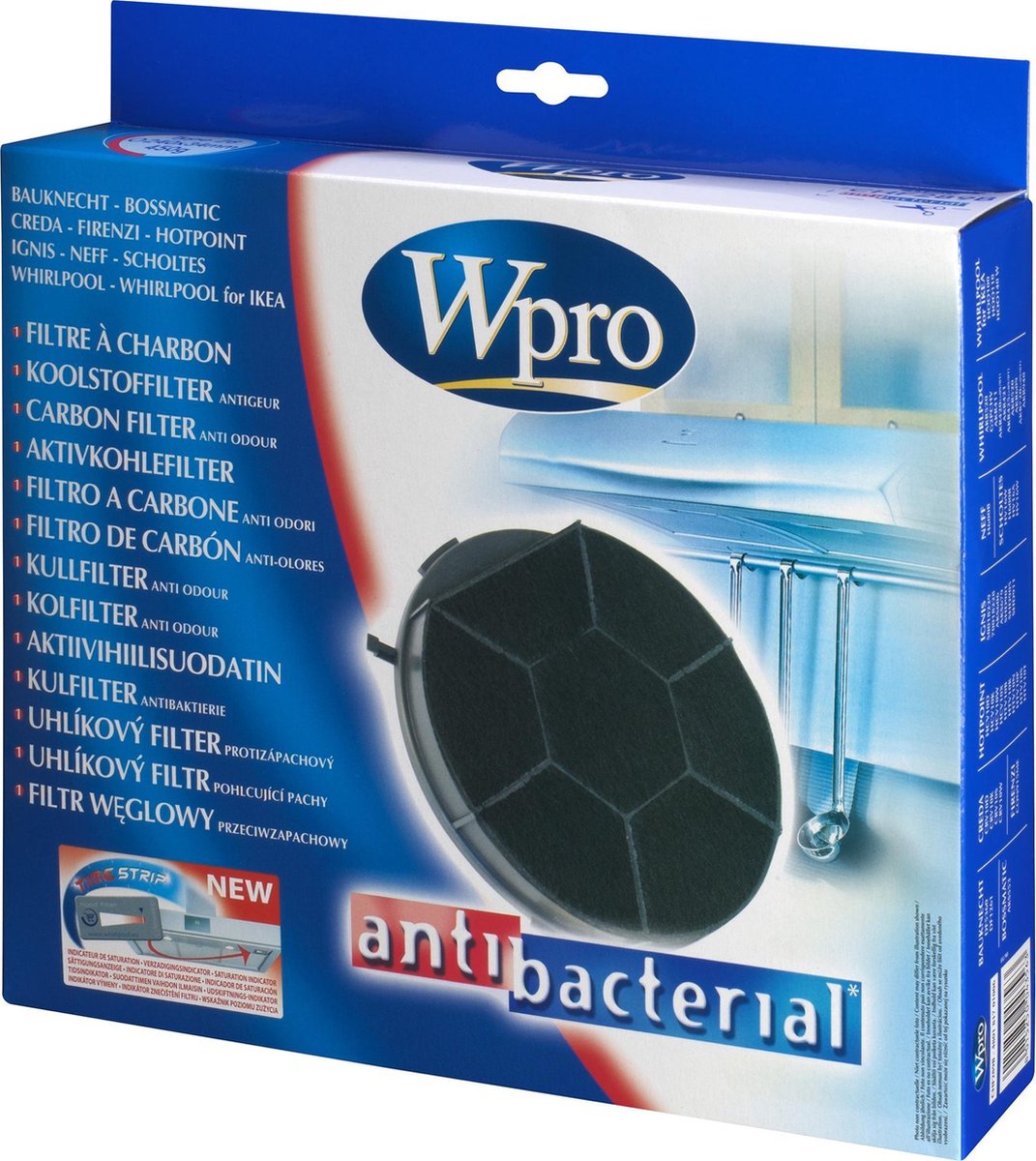 WPRO Filter Koolstof type 28 240mm -500gr.- AKR411