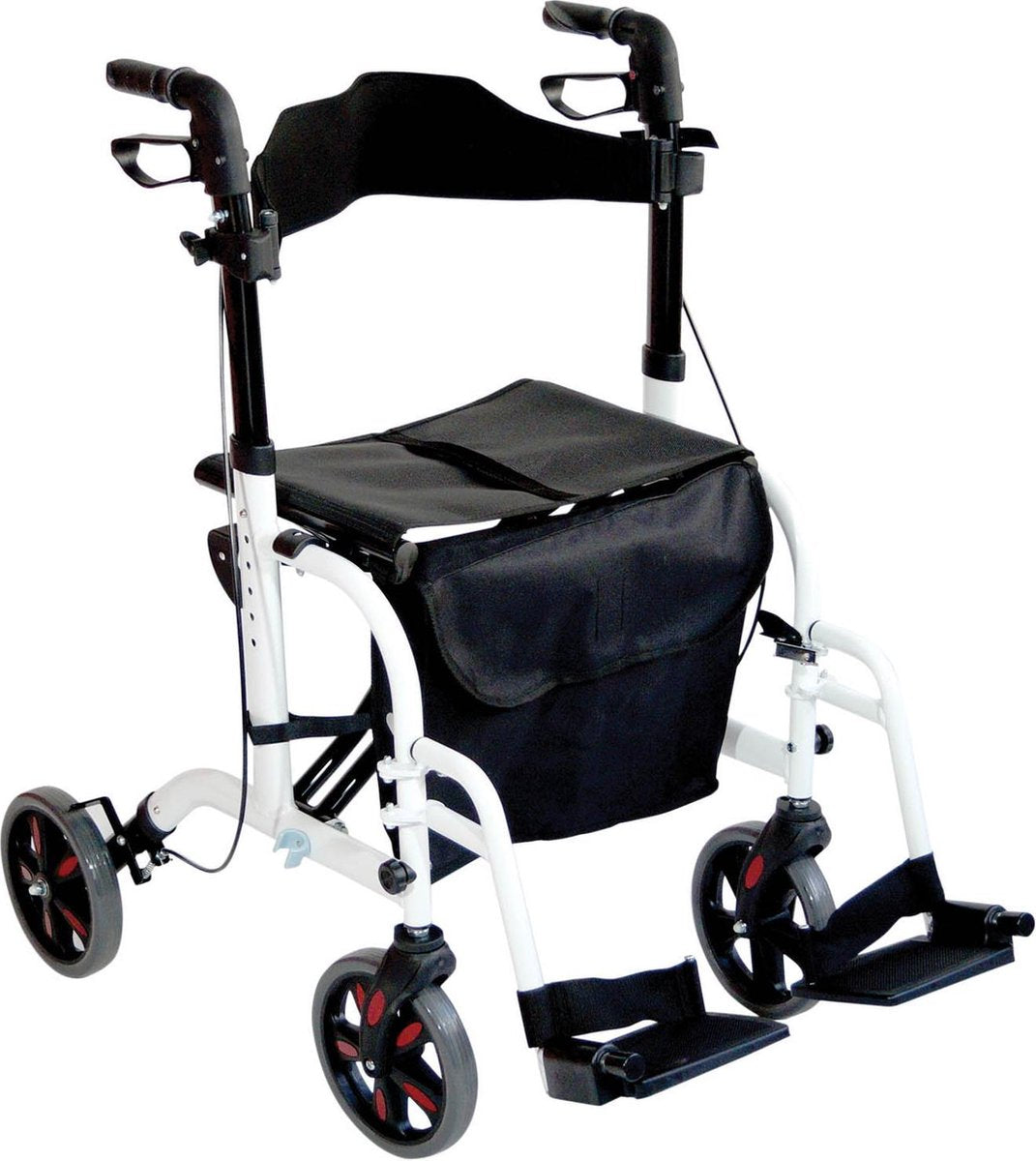 Aidapt transport rolstoel rollator - aluminium