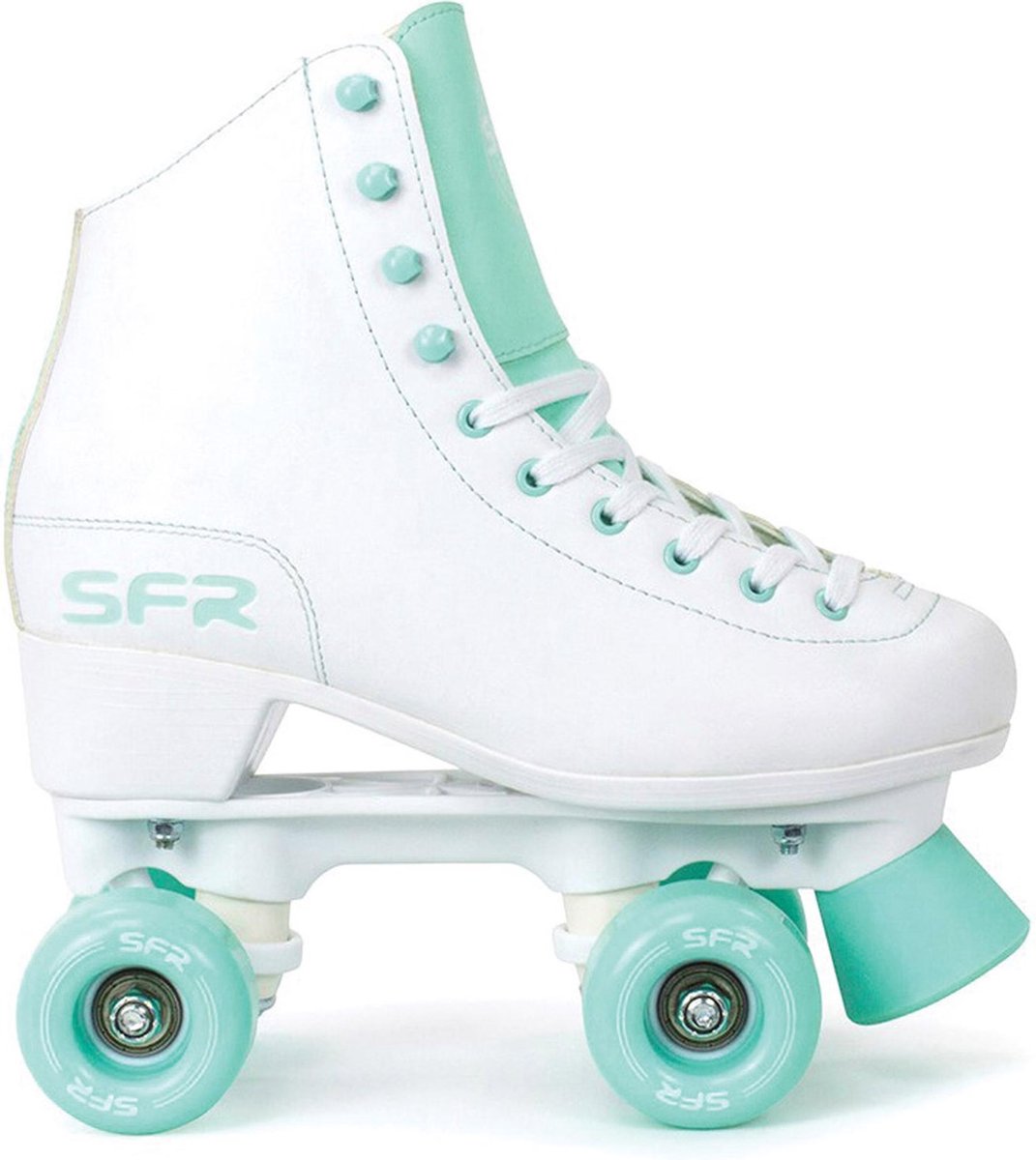 SFR Rolschaatsen - Maat 34Kinderen - Wit/Mint groen