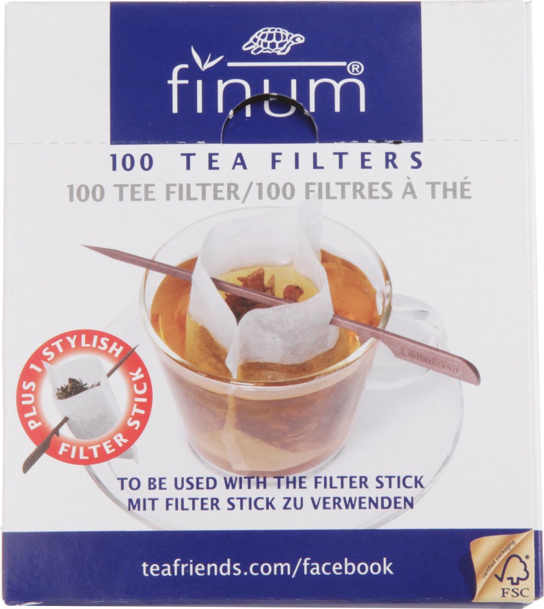 Finum Theefilters En Stic - 1 Kopje - Set-100