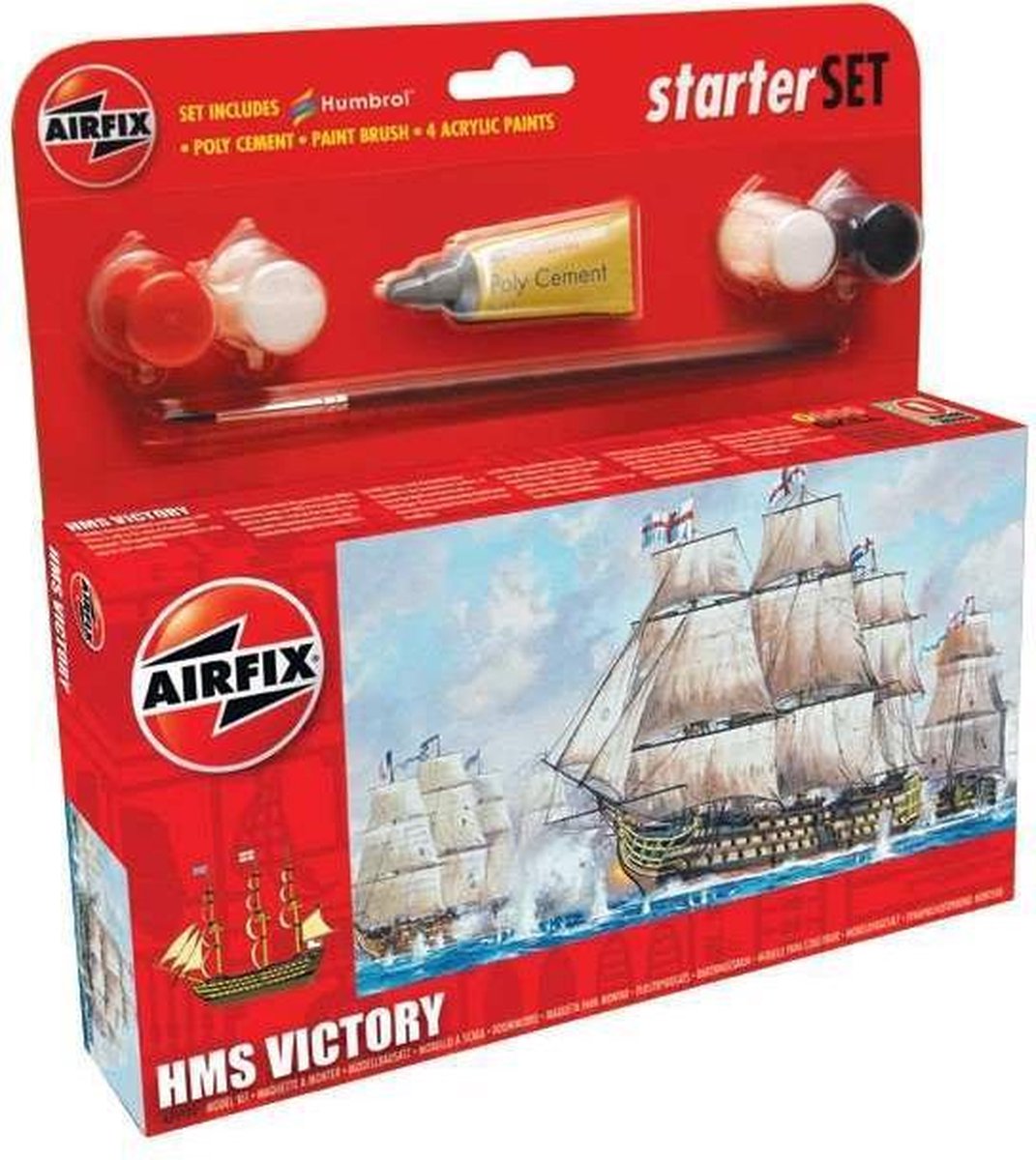 Airfix Hms Victory Starter Set Modelbouwpakket