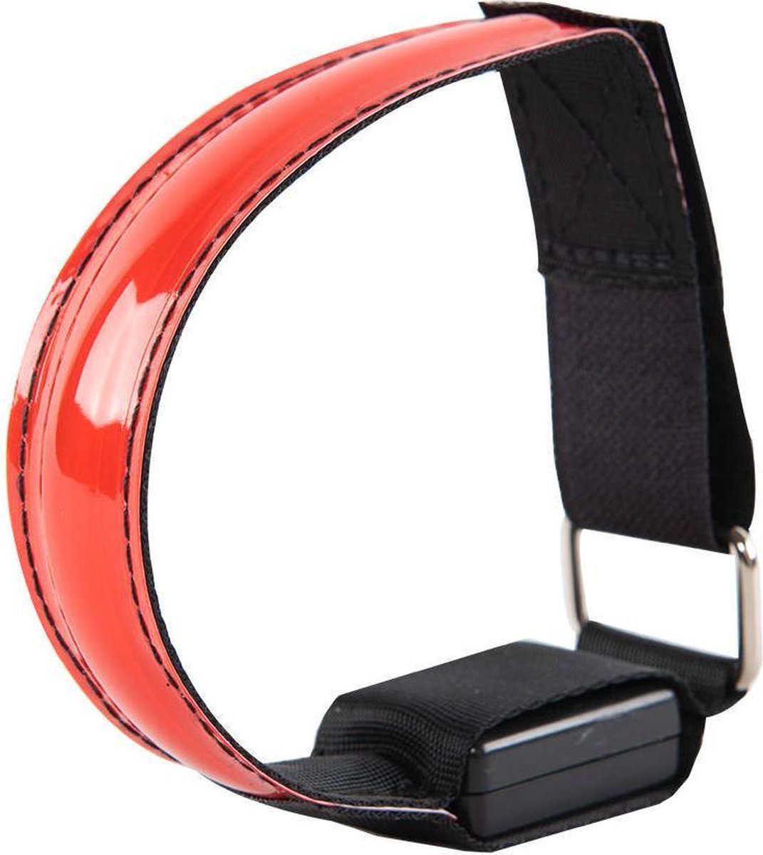 Chibaa OPLAADBAAR LED LIGHNTNING BAND ROOD|3 standen |  Reflecterende Hardloop Verlichting - Hardloop | Running Safety Led Light/ Reflecterende armband led/ veiligheidsverlichting/ Hardloop verlichting/ USB OPLAADBAAR / Sportarmbanden|