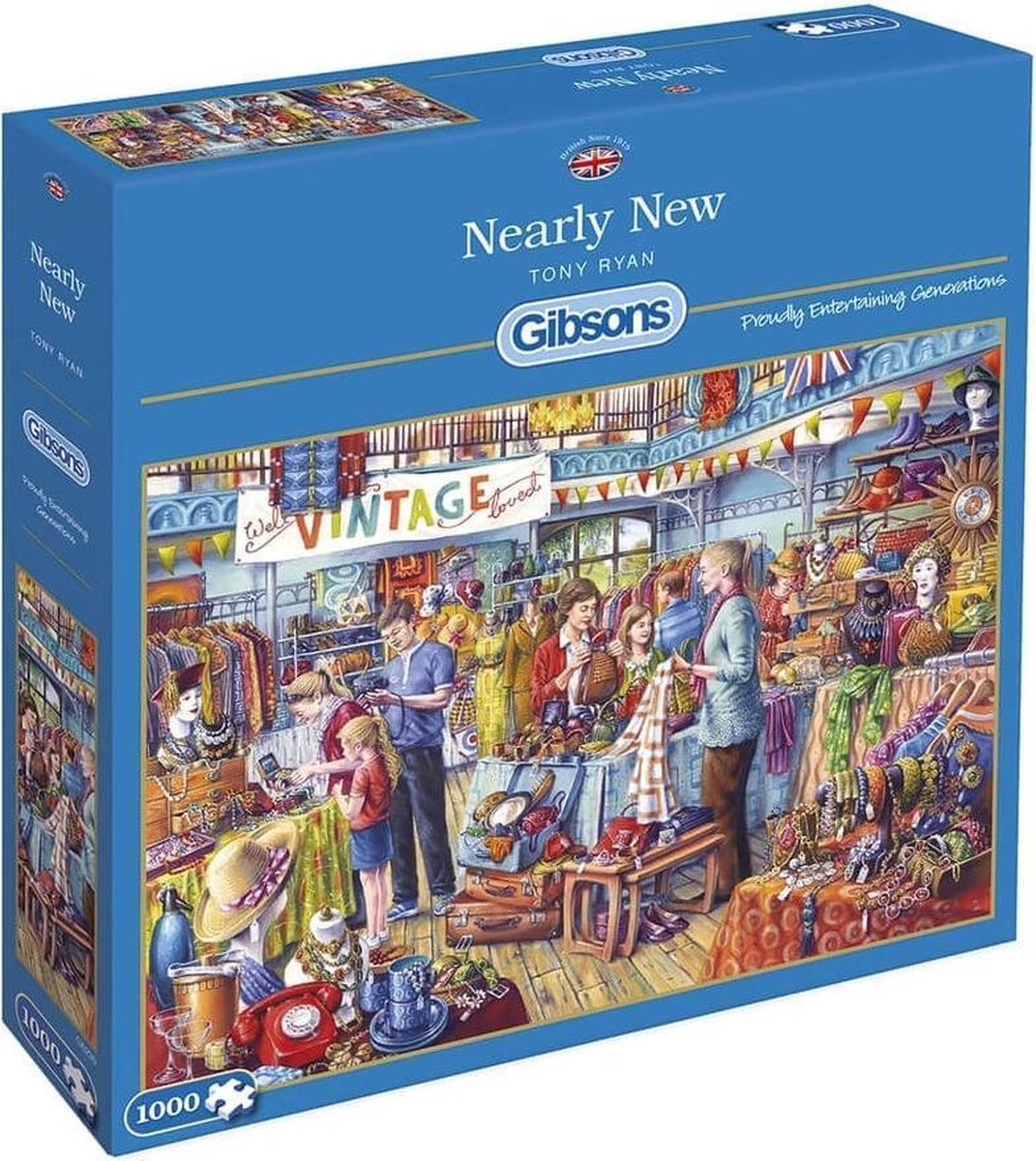 Gibsons puzzel Nearly New - 1000 stukjes