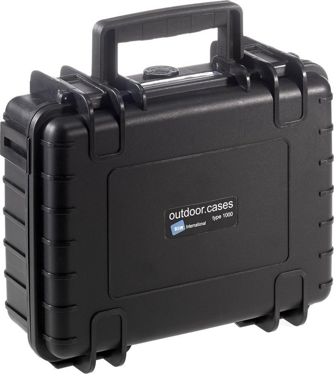 B&W International Type 1000 Outdoor Case incl. vakindeling - zwart