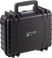 B&W International Type 1000 Outdoor Case incl. vakindeling - zwart