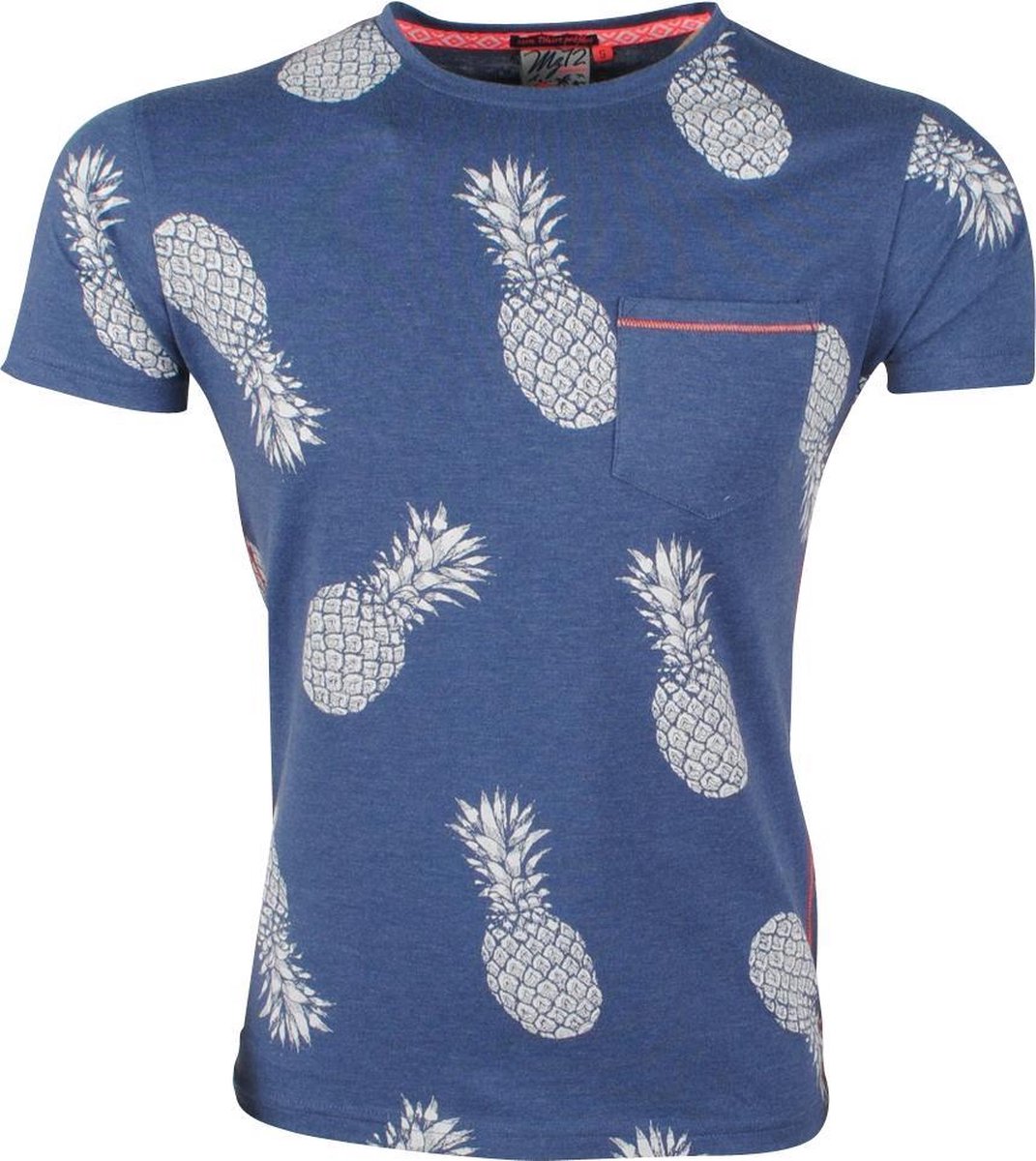 MZ72 - Heren T-Shirt - Torsade - Navy