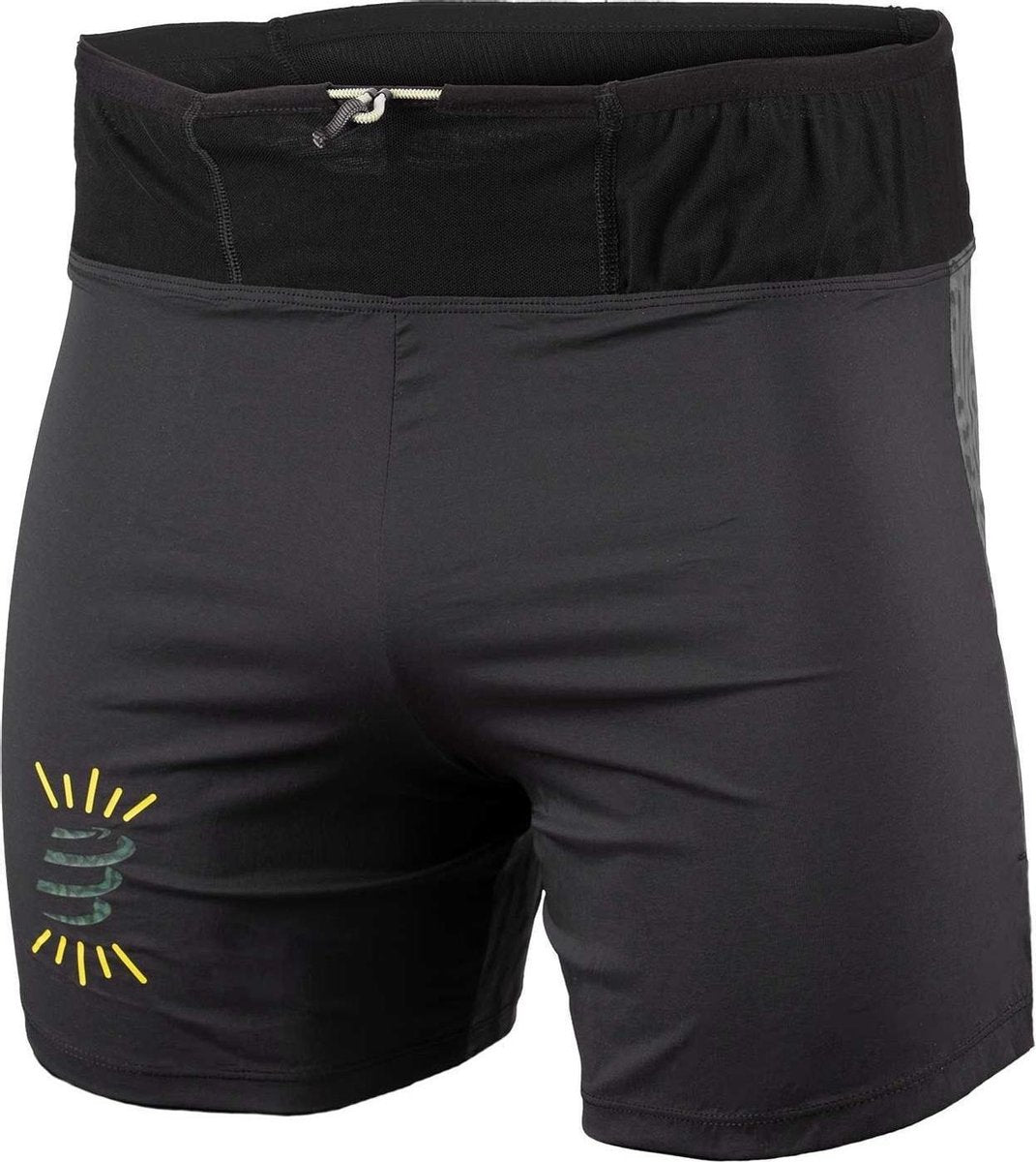 Compressport Hardloopbroek Overshort Heren Zwart Maat L