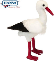 Hansa Ooievaar Knuffel 26 cm
