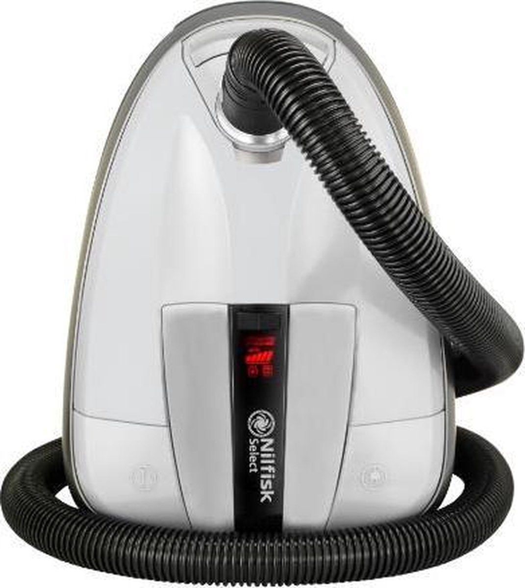 NILFISK Select white  - Stofzuiger met zak