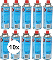 Kookstel gasflessen butaan gas - 10 stuks a 227 gram - gasbus navulling