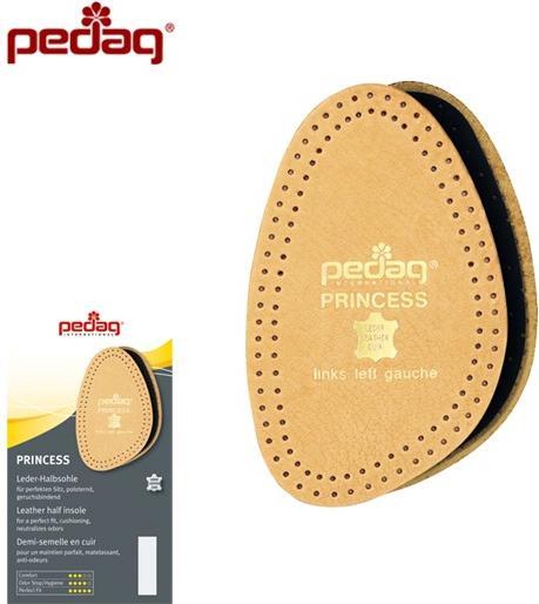 Pedag Princess - voorvoetzooltjes - 43-44
