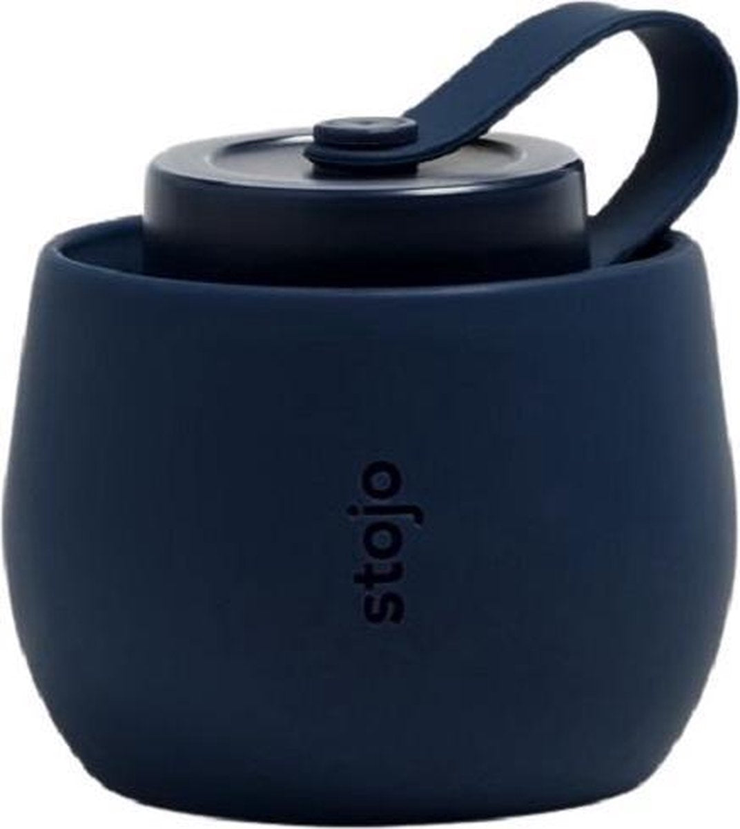 Stojo Drinkfles Denim Siliconen 590 Ml Blauw