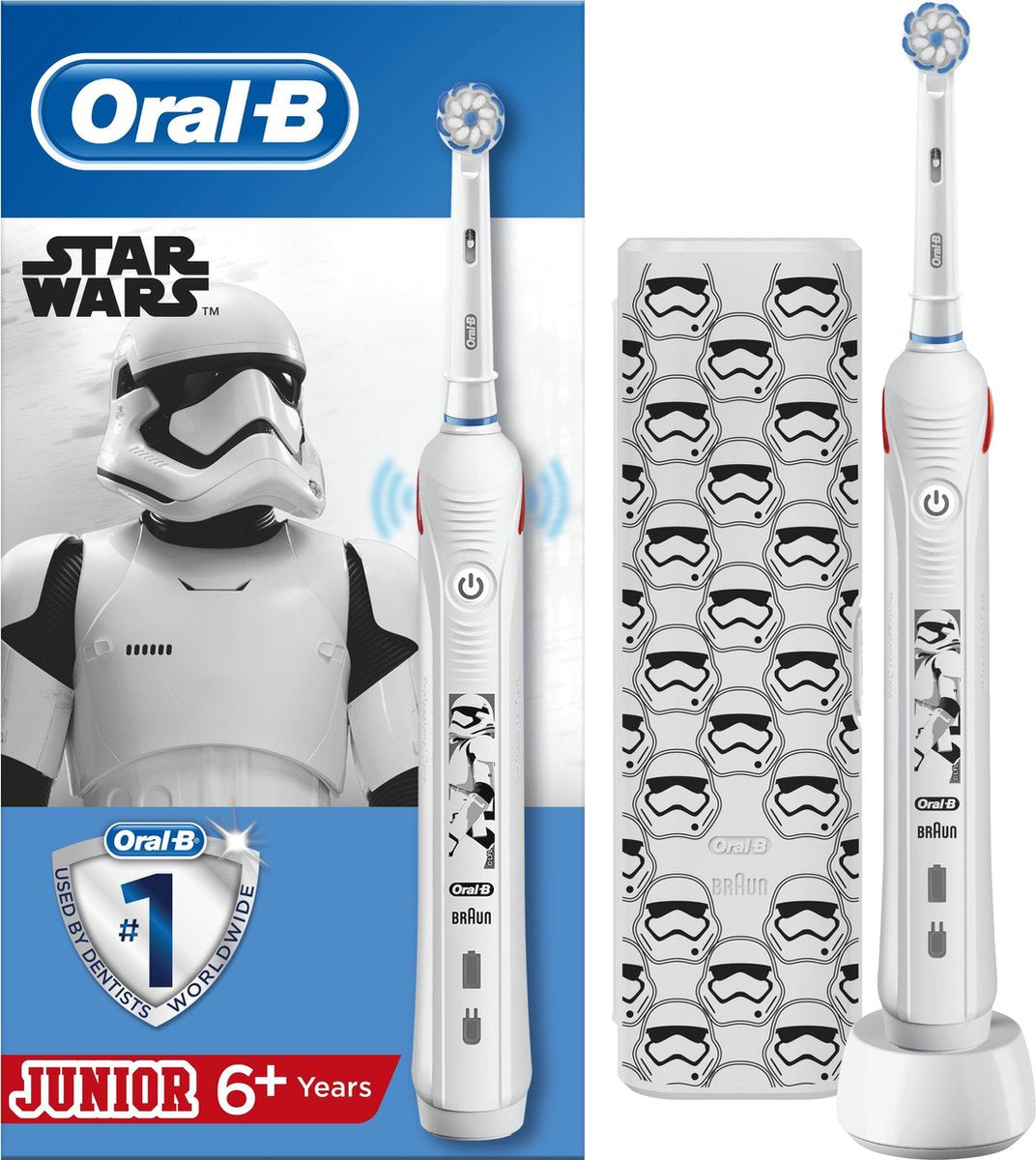 Oral-B Junior - Star Wars -  Elektrische Tandenborstel - Met Reisetui