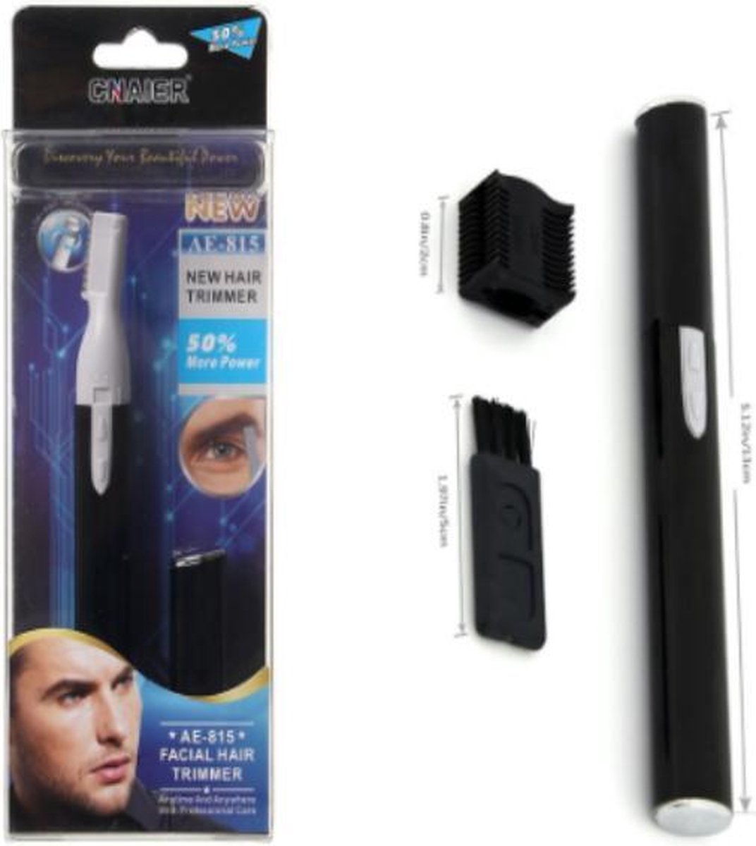 baard trimmer zwart