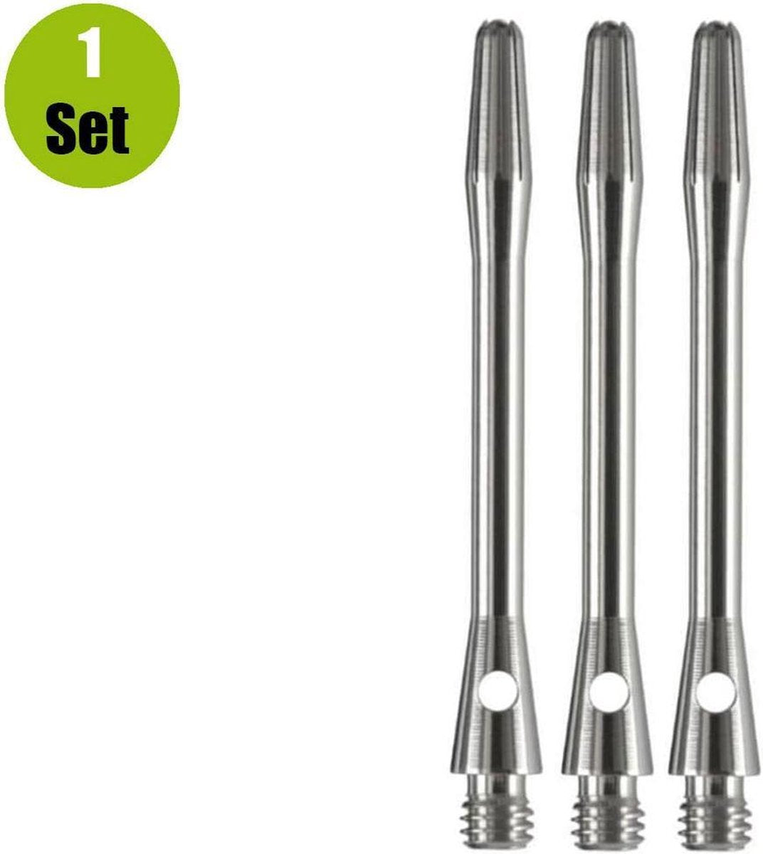 Aluminium Dart Shafts - Zilver - In Between - (1 Set)