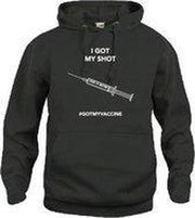 #Igotmyvaccine Hoodie met opdruk Covid 19 vaccinatie keuze – zwart - unisex - 3XL