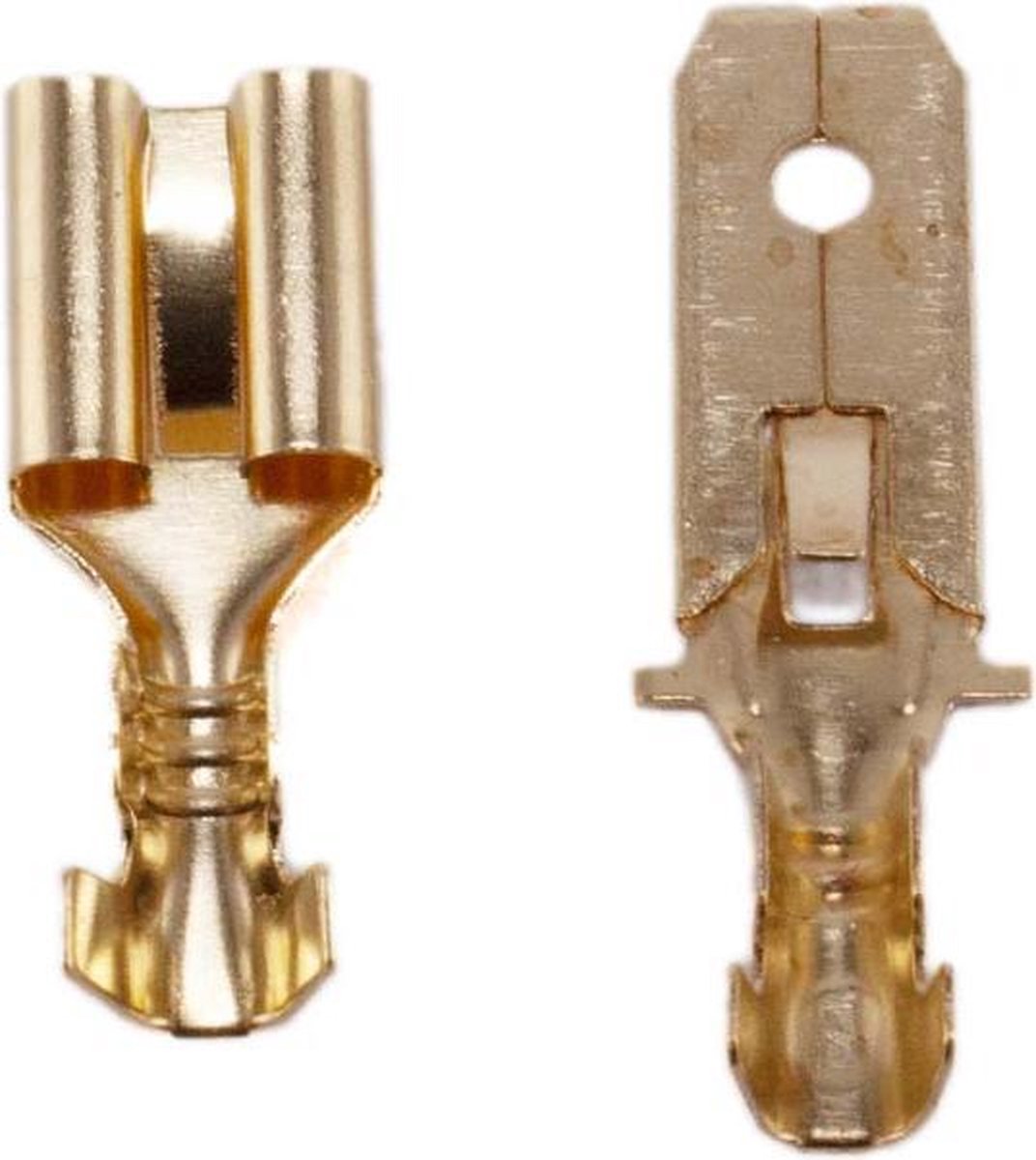 40 Stuks 6.3 mm AMP connector pins male en female  - voor elektrische kinderauto - kindermotor - kinderquad - kindertractor - accuvoertuig