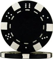 Pokerchip Dice Chip - Zwart - 11