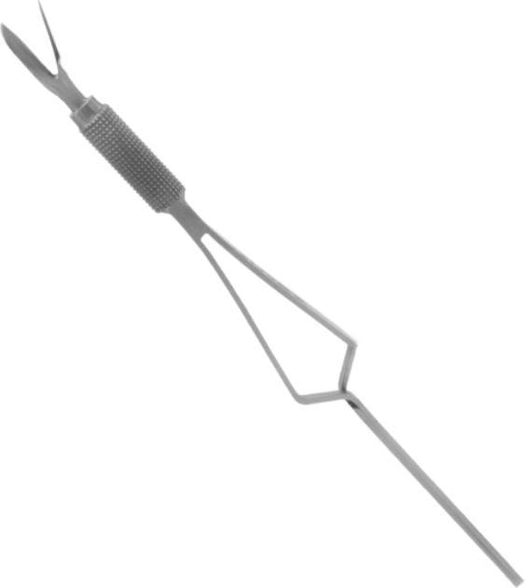Glosz - pinching tool met cuticle pusher (bokken pootje) - gemaakt van roestvrij staal