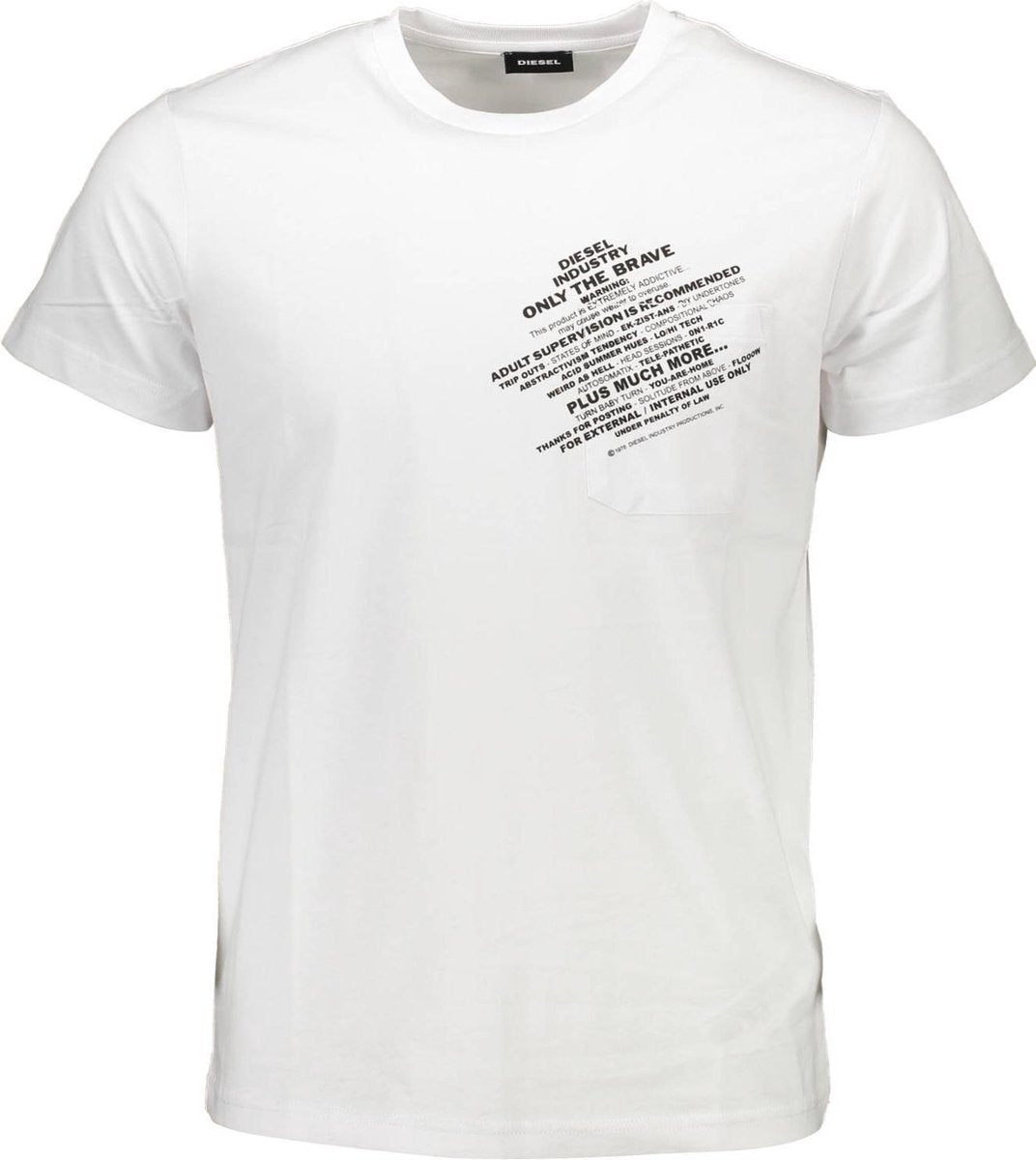 Diesel T-shirt Wit M Heren