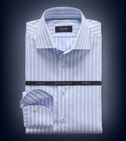 Olymp Savio Signature - Overhemd - Heren - Tailored Fit - Lichtblauw - 38