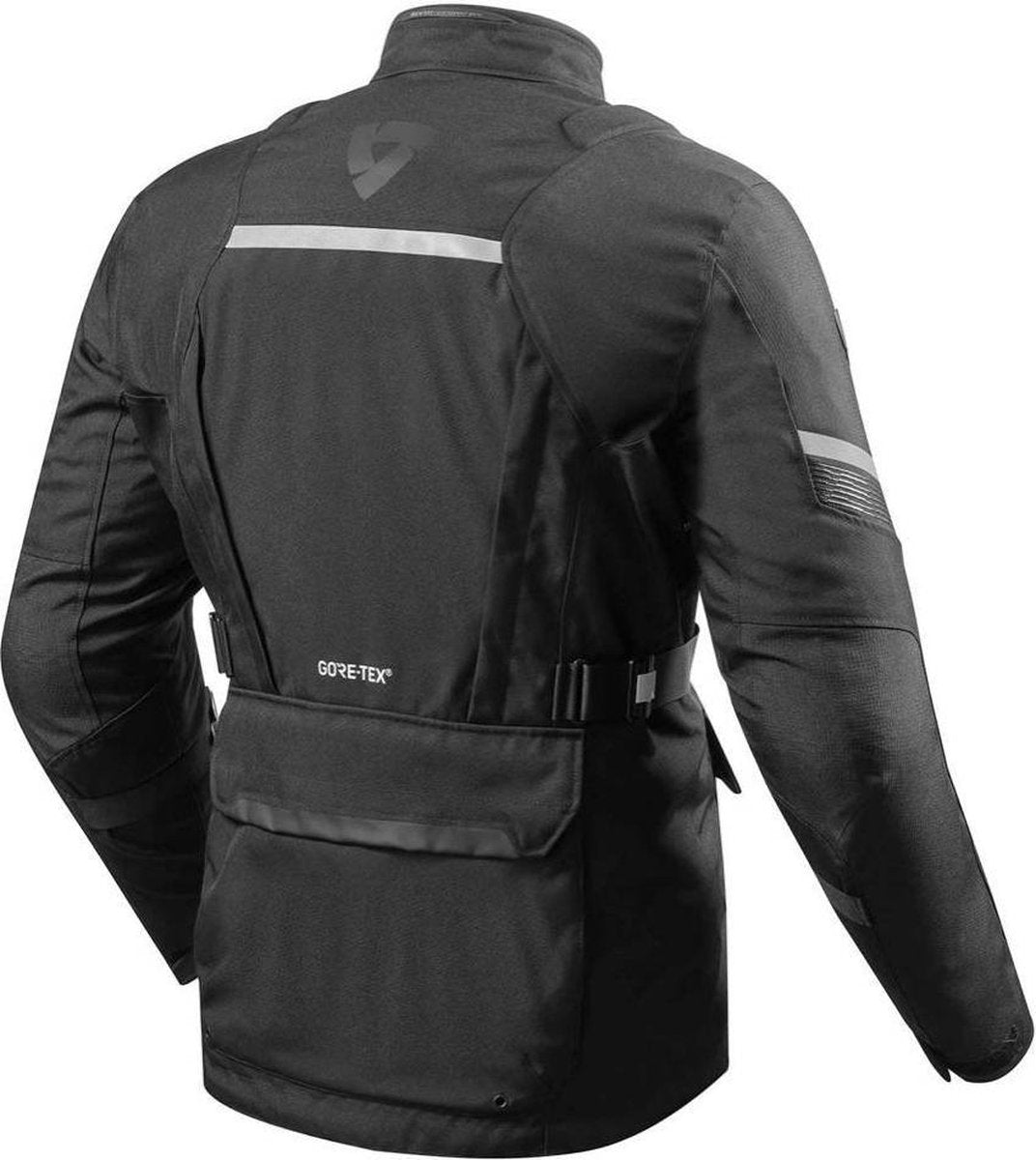 REV'IT! Neptune 2 GTX zwart GORE-TEX motorjas - motorjack met uitneembaar GoreTex Paclite membraan M