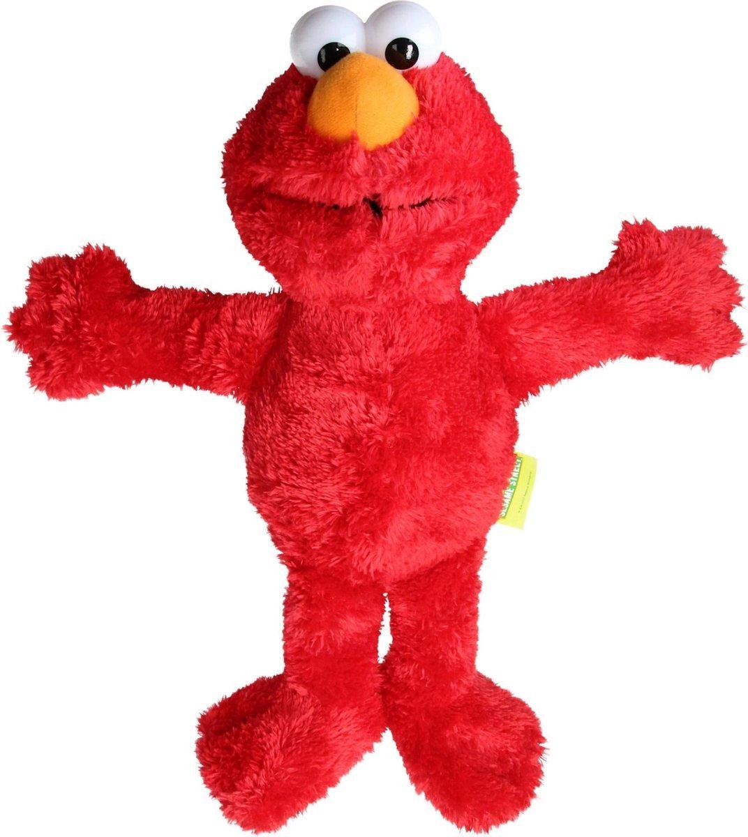 Sesamstraat Pluche Knuffel Elmo (Rood) 40 cm | Elmo Plush Toy | Elmo & Cookie Monster Peluche Knuffel | Sesamstraat Elmo Pluche Knuffel | Knuffel voor kinderen | Speelgoed voor kinderen Koekiemonster & Elmo 40cm