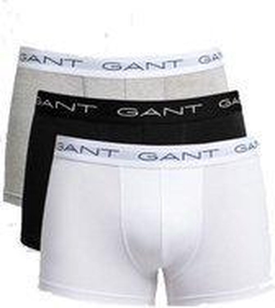 Gant boxershorts 3pack wit zwart grijs 3003
