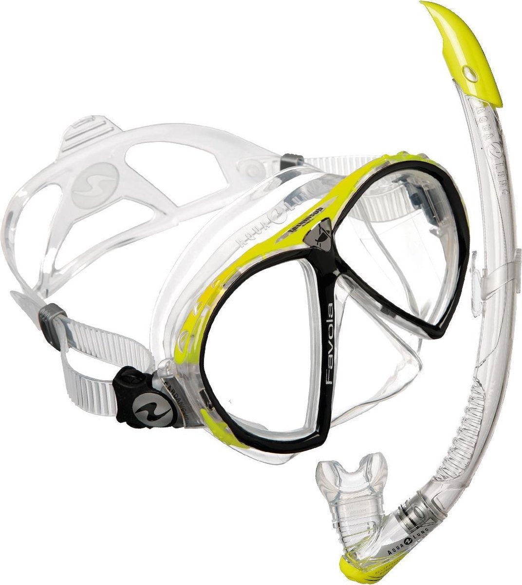 Aqua Lung Favola + Zephyr - Snorkelset - Volwassenen - Hot Lime
